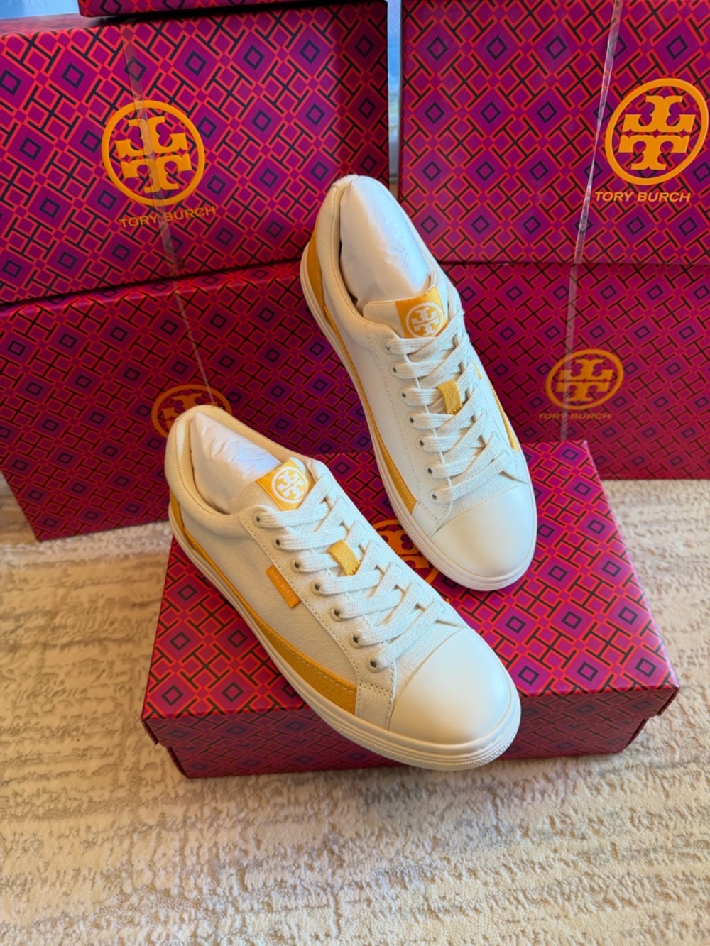 Tory Burch Classic Court Canvas Sneakers